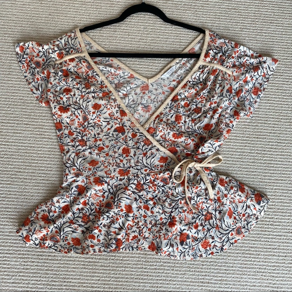 Lucky brand wrap shirt